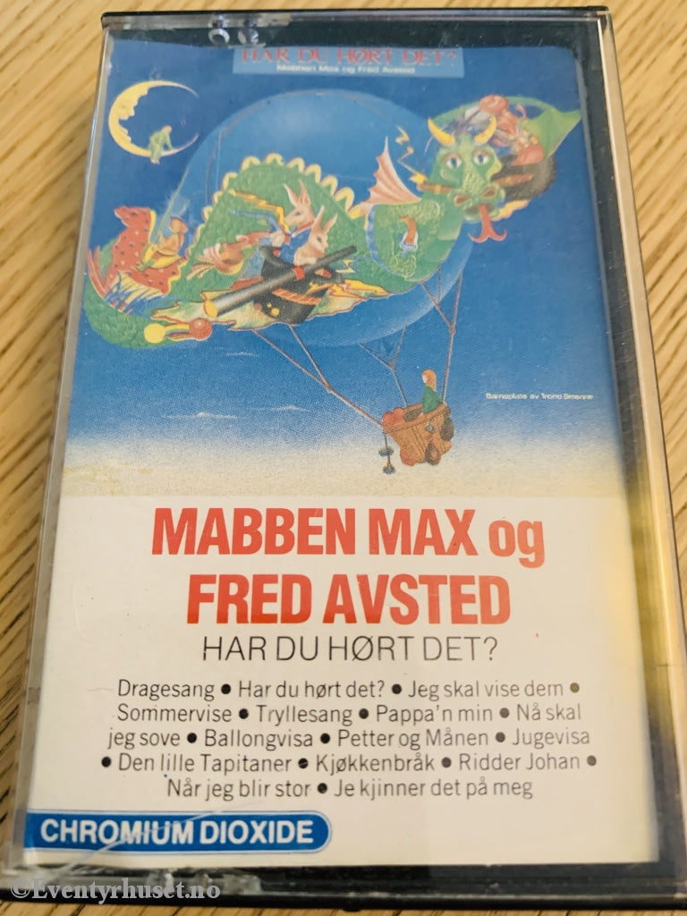 Har Du Hørt Det Mabben Max Og Fred Avsted. 1985. Kassett. Kassett (Mc)