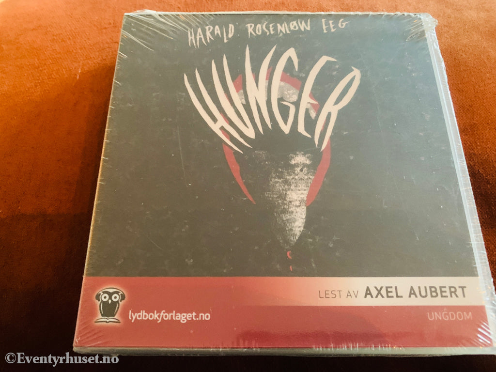 Harald Rosenløw Eeg. Hunger. 2008. Lydbok på CD. Ny i plast!