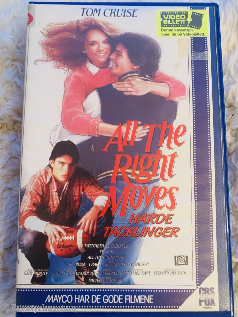 Harde Taklinger - All The Right Moves. 1986. Vhs Big Box.