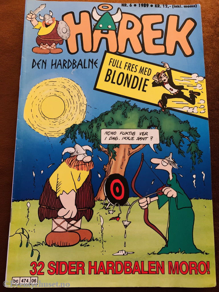 Hårek. 1989/06. Tegneserieblad