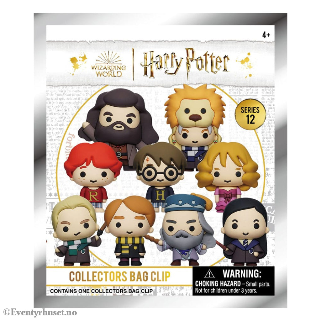 Harry Potter 3D PVC Bag Clips Series 12 Display (24) Fashion & Accessories