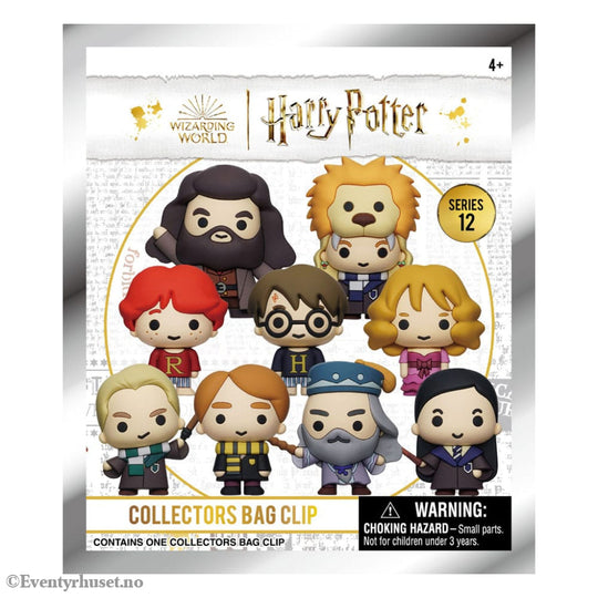 Harry Potter 3D PVC Bag Clips Series 12 Display (24) Fashion & Accessories