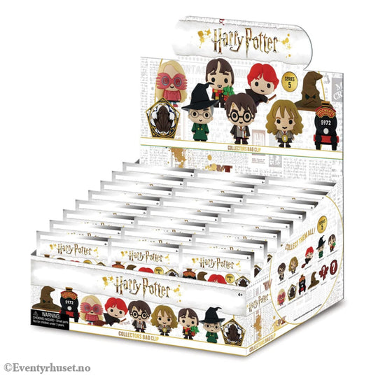 Harry Potter 3D PVC Bag Clips Series 5 Display (24) Fashion & Accessories