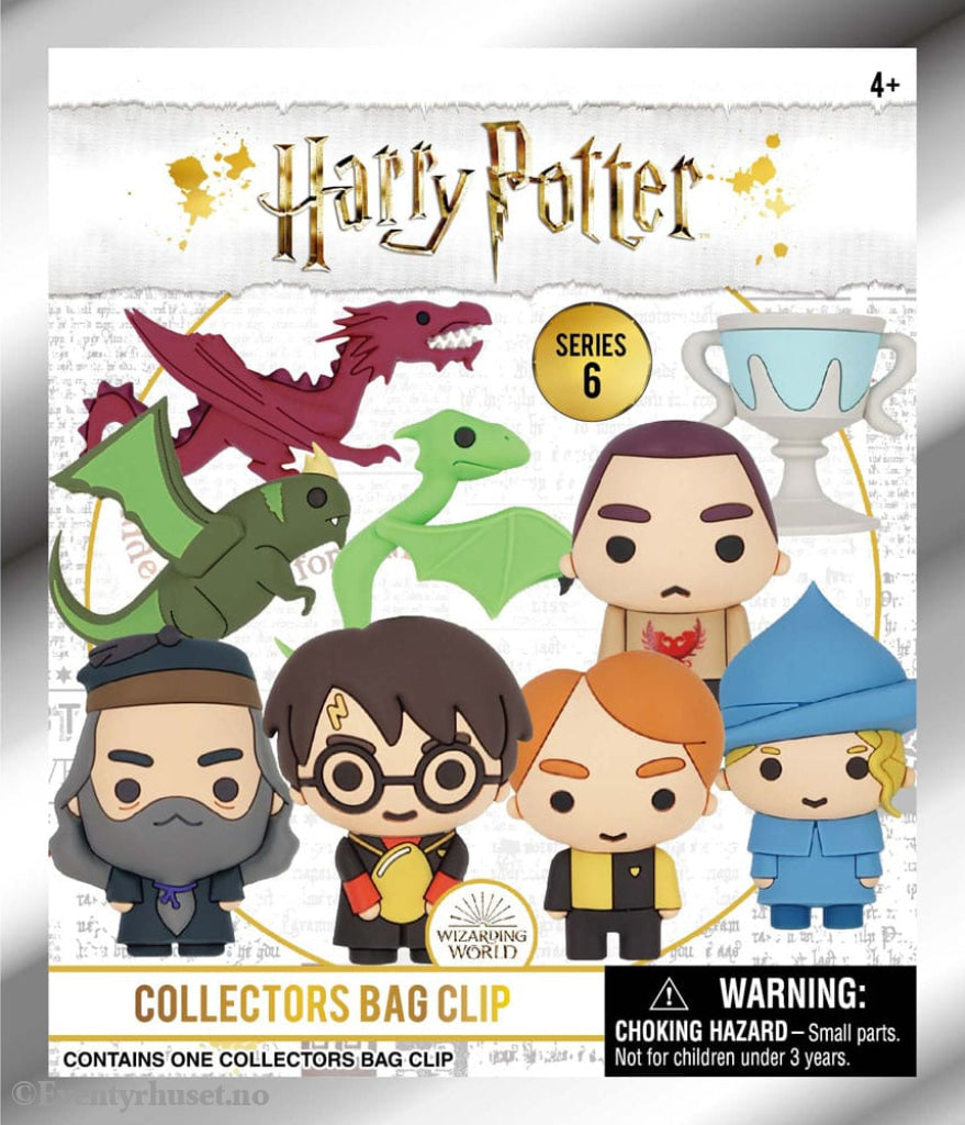 Harry Potter 3D PVC Bag Clips Series 6 Display (24) Fashion & Accessories