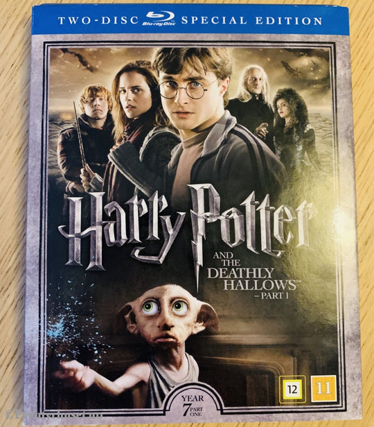 Harry Potter And The Deathly Hallows - Part 1. Blu-Ray Slipcase. Blu-Ray Disc