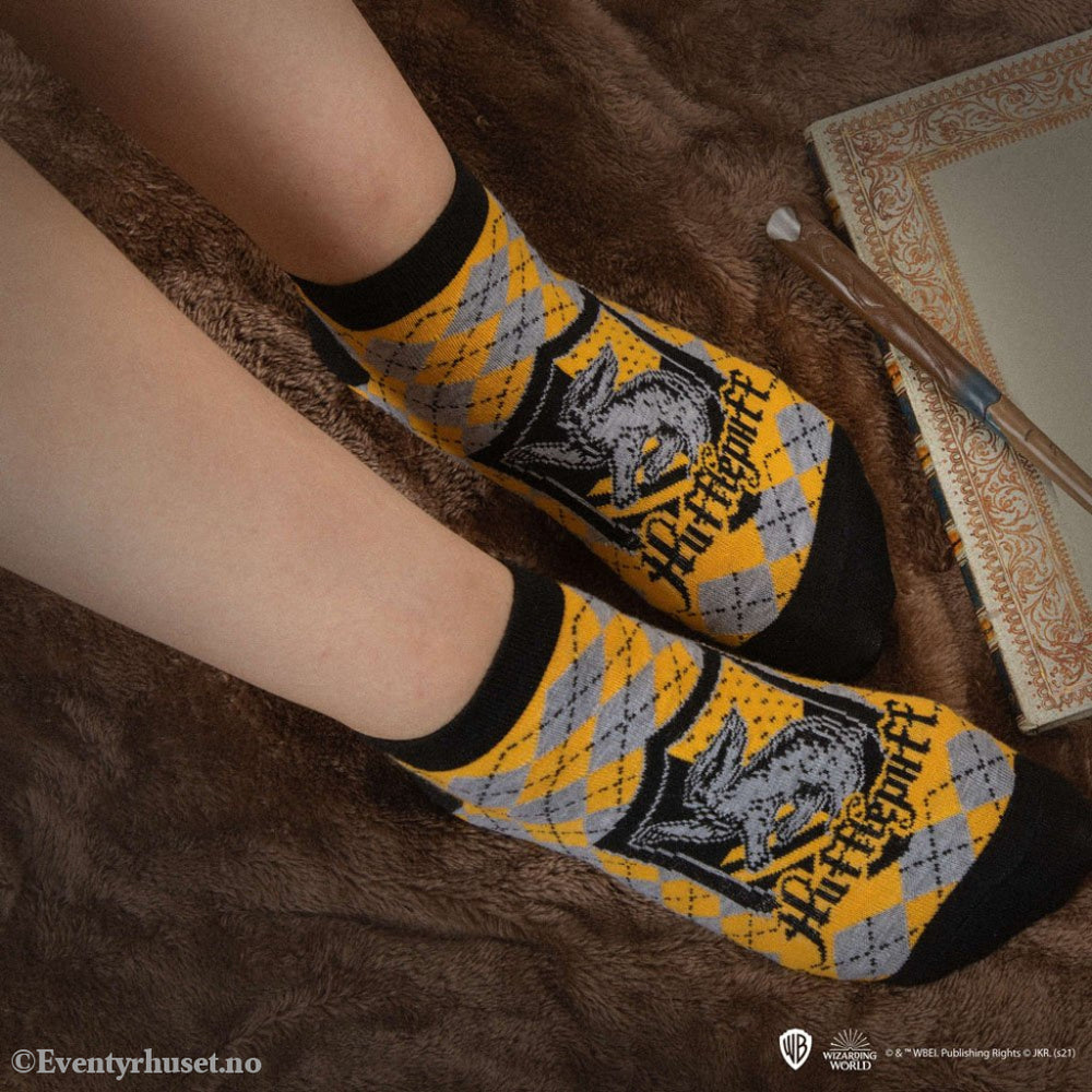 Harry Potter Ankle Socks 3-Pack Hufflepuff Fashion & Accessories
