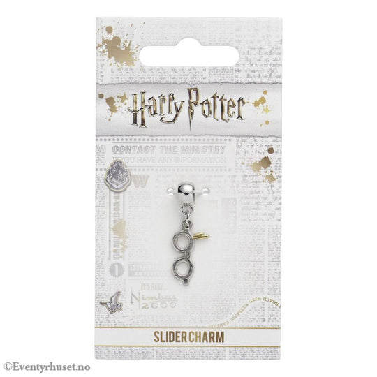 Harry Potter Charm Lightning Bolt with Glasses (silver plated) Fashion & Accessories