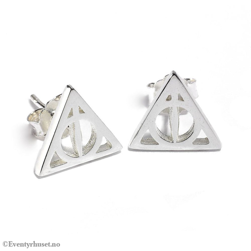 Harry Potter Deathly Hallow Stud Earrings (Sterling Silver) Fashion & Accessories