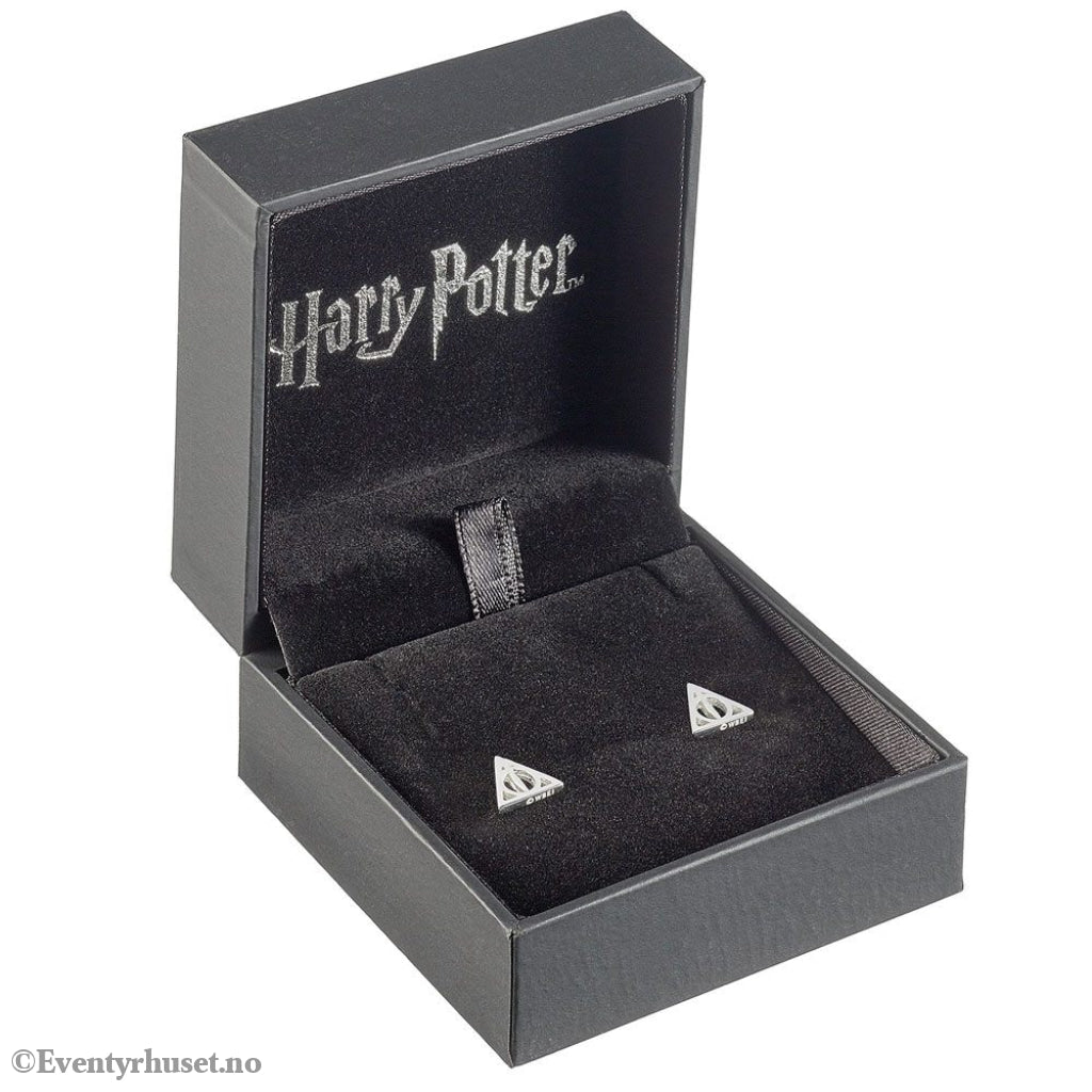 Harry Potter Deathly Hallow Stud Earrings (Sterling Silver) Fashion & Accessories