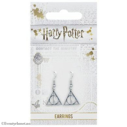 Harry Potter Deathly Hallows Earrings (silver plated) Fashion & Accessories