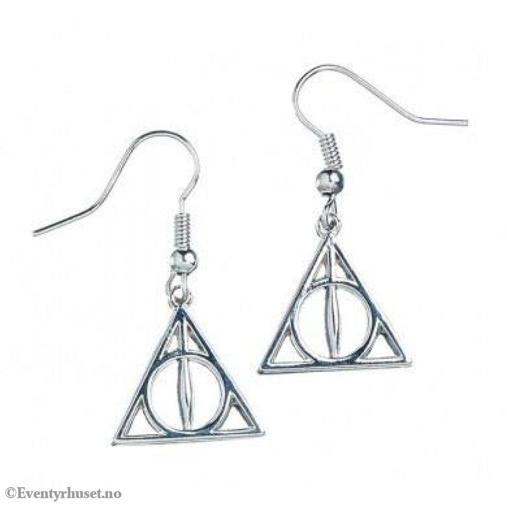 Harry Potter Deathly Hallows Earrings (silver plated) Fashion & Accessories