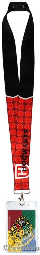 Harry Potter Deluxe Lanyard with Card Holder Hogwarts Crest Fashion & Accessories