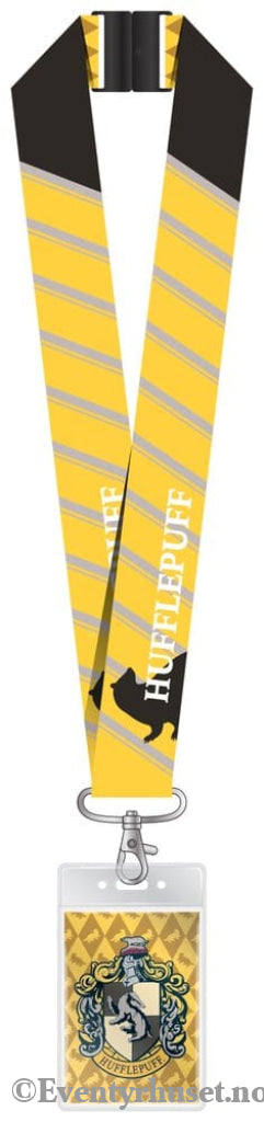 Harry Potter Deluxe Lanyard with Card Holder Hufflepuff Fashion & Accessories