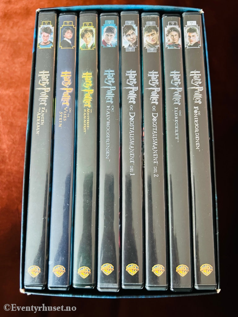 Harry Potter - Den Komplette Samlingen. Dvd Samleboks.