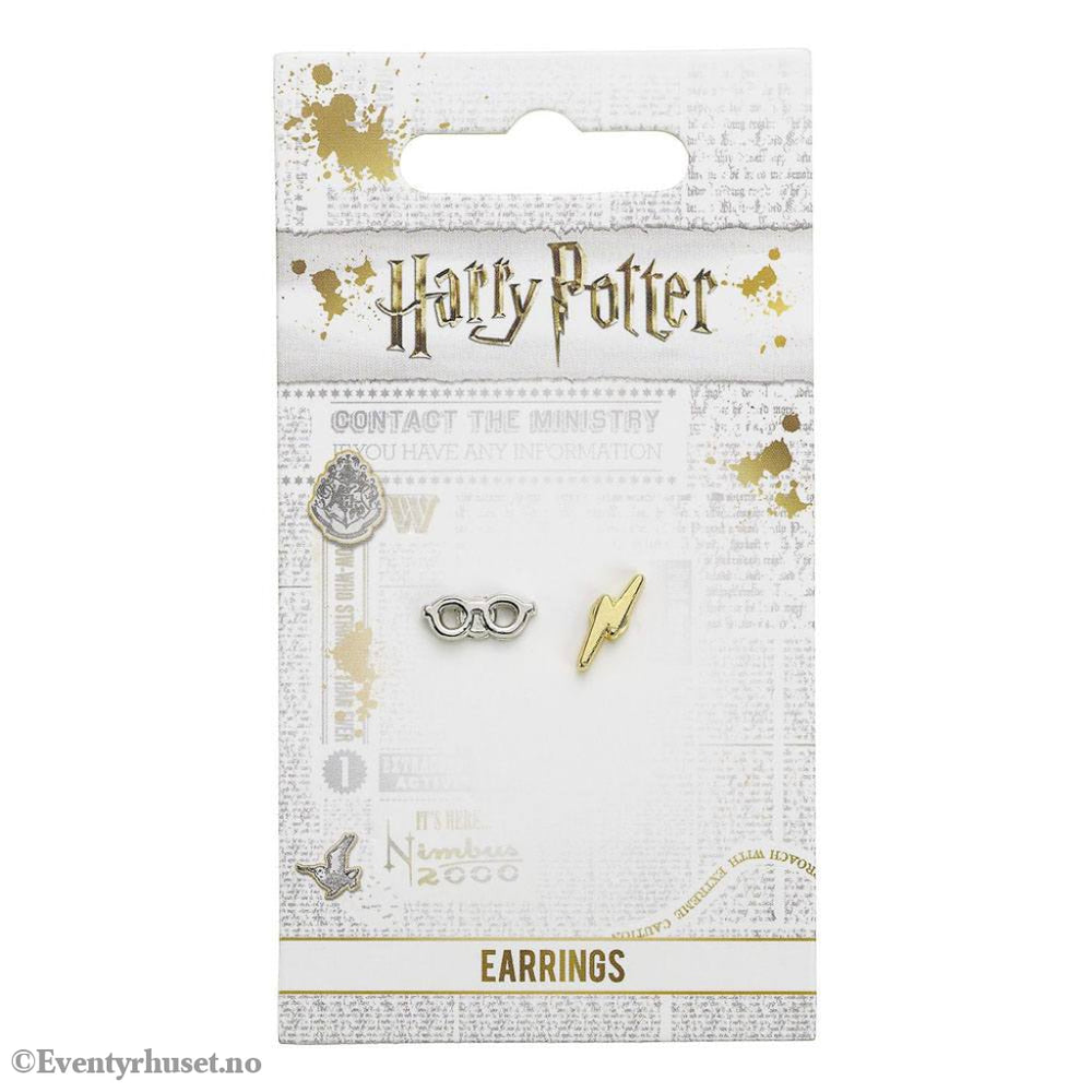 Harry Potter Earrings Lightening Bolt & Glasses Fashion & Accessories