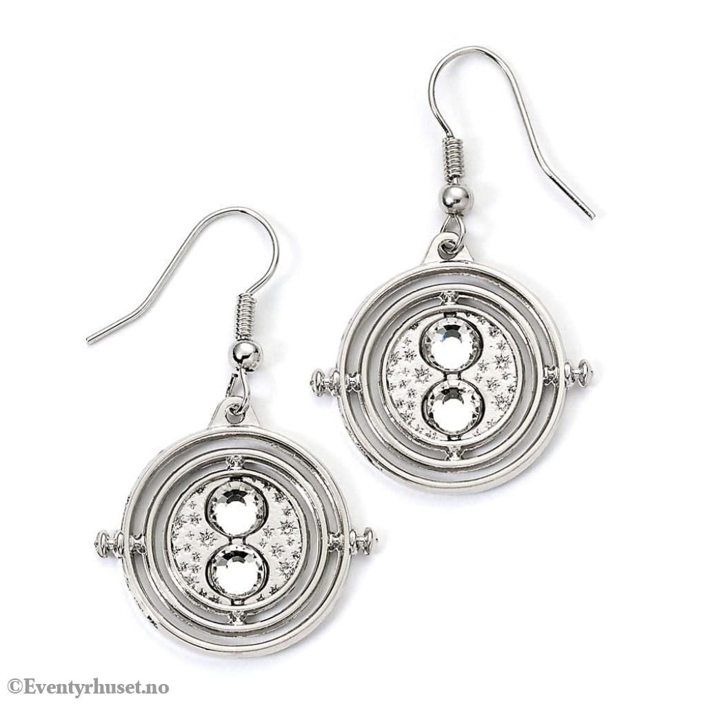Harry Potter Earrings Time Turner (Silver Tone) Fashion & Accessories