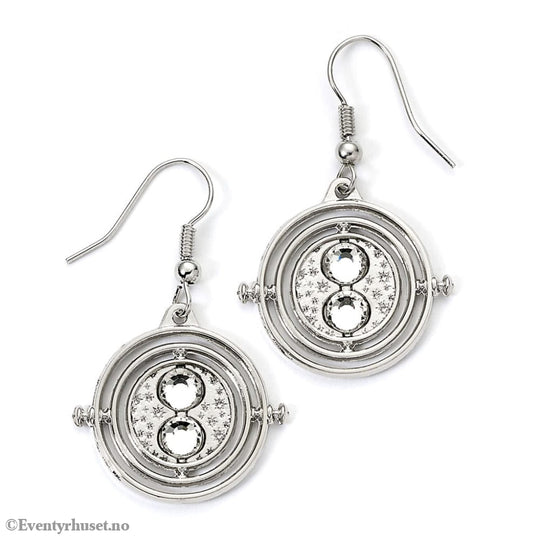Harry Potter Earrings Time Turner (Silver Tone) Fashion & Accessories