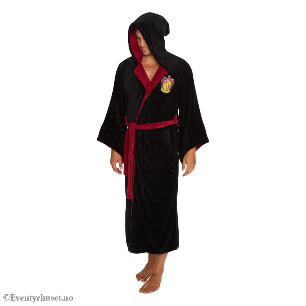 Harry Potter Fleece Bathrobe Gryffindor Fashion & Accessories