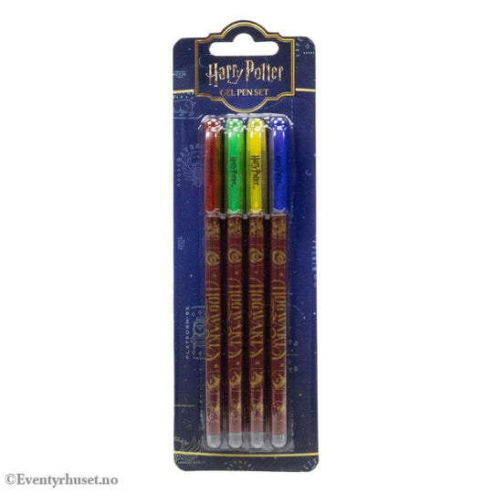 Harry Potter Gel Pens 4-Pack Colourful Crest Home & Gifts