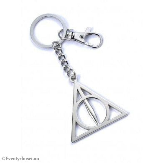 Harry Potter Keychain Deathly Hallows (silver plated) Fashion & Accessories