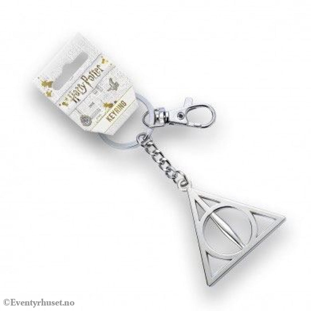 Harry Potter Keychain Deathly Hallows (silver plated) Fashion & Accessories
