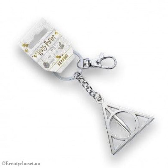 Harry Potter Keychain Deathly Hallows (silver plated) Fashion & Accessories