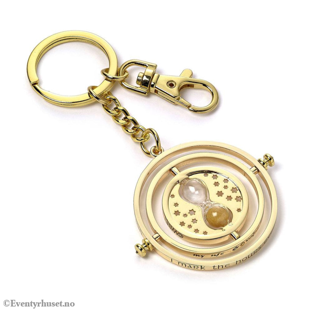 Harry Potter Keychain Time Turner (silver plated) Fashion & Accessories