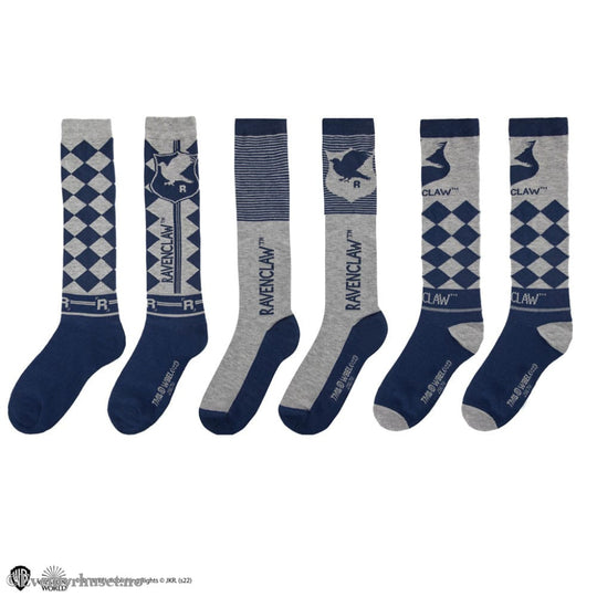 Harry Potter Knee-high socks 3-Pack Ravenclaw Fashion & Accessories