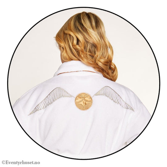 Harry Potter Ladies Fleece Bathrobe Golden Snitch Fashion & Accessories
