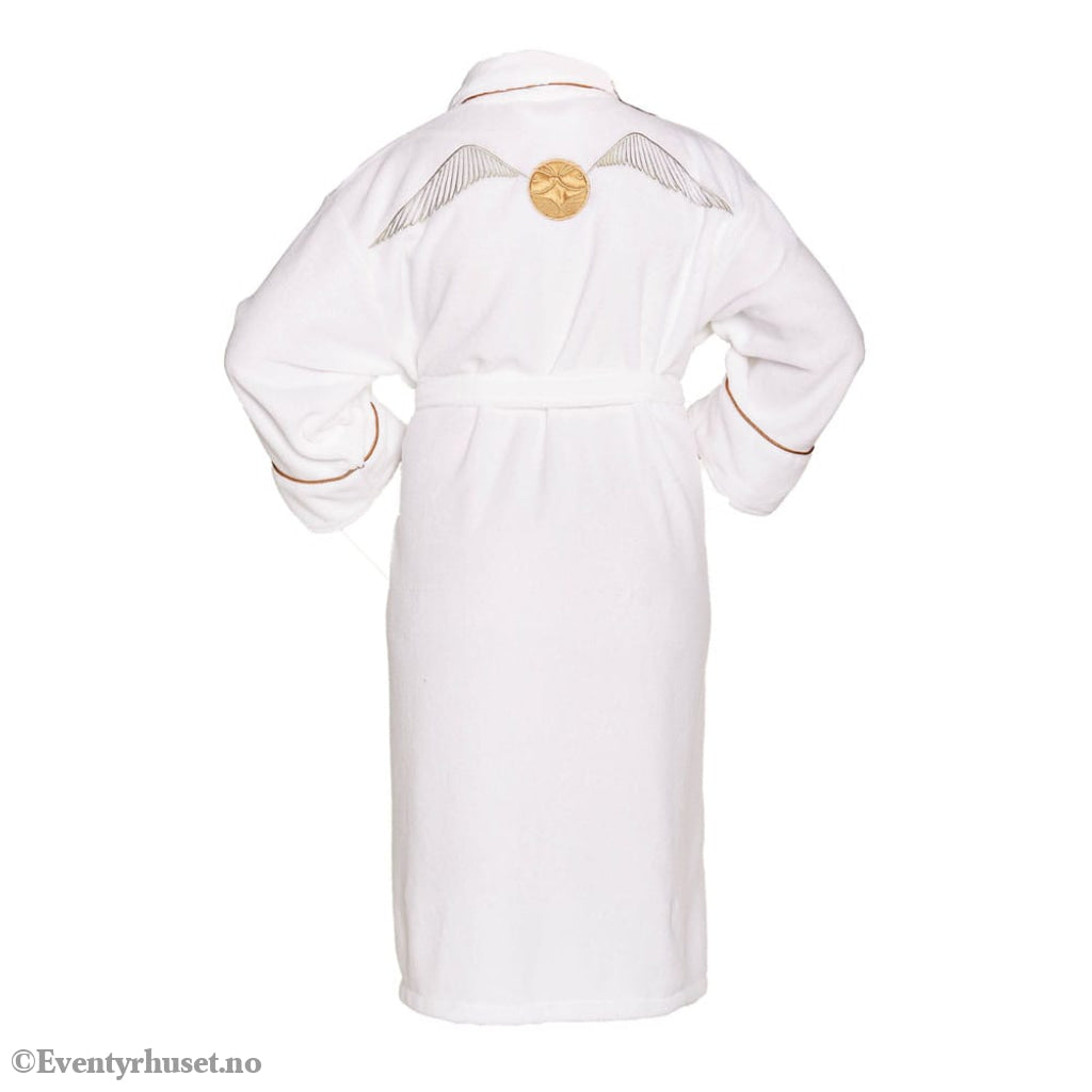 Harry Potter Ladies Fleece Bathrobe Golden Snitch Fashion & Accessories