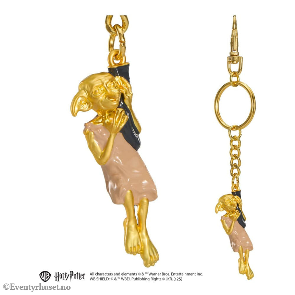 Harry Potter Metal Keychain Dobby gold-coloured 11 cm Fashion & Accessories