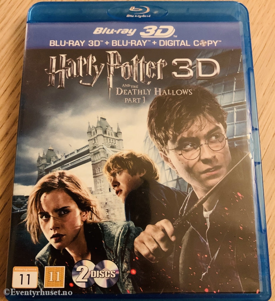 Harry Potter Og Dødstalismanene. Del 1. 3D. Blu-Ray. Blu-Ray Disc
