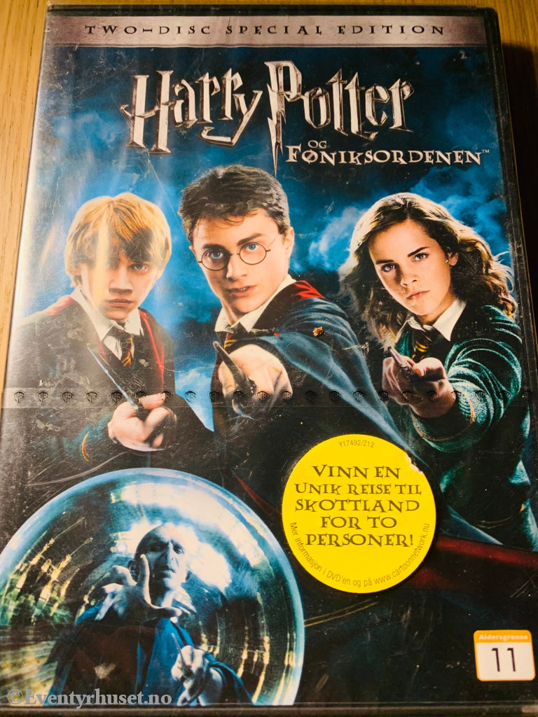 Harry Potter Og Føniksordenen. Dvd. Ny I Plast! Dvd