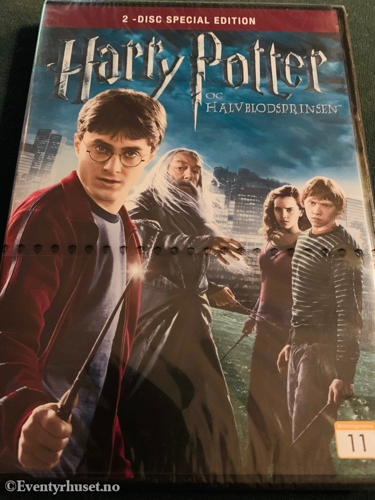 Harry Potter Og Halvblodsprinsen. Dvd. Ny I Plast! Dvd