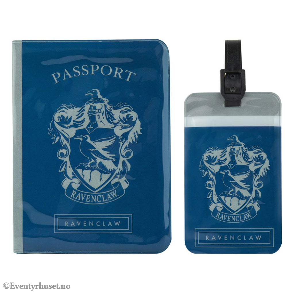 Harry Potter Passport Case & Luggage Tag Set Ravenclaw Fashion & Accessories