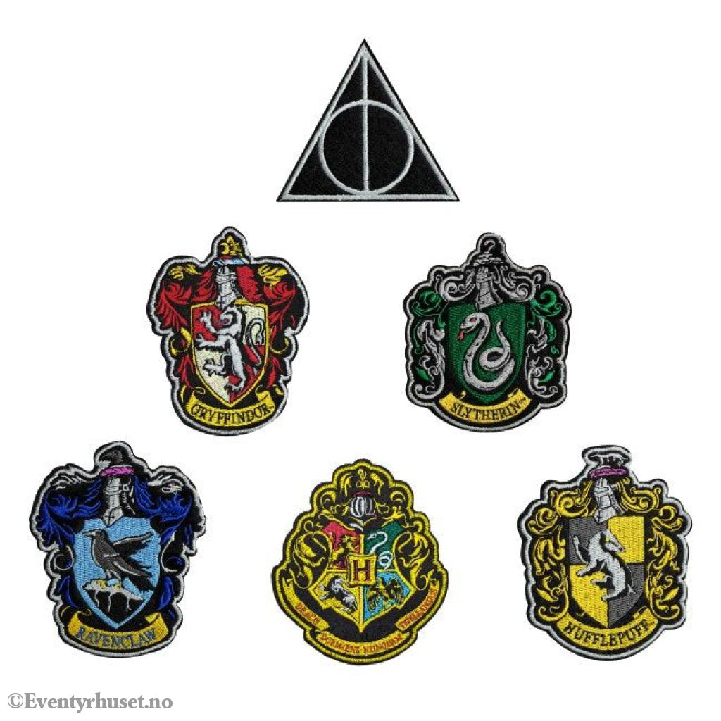 Harry Potter Patches 6-Pack House Crests Fashion & Accessories