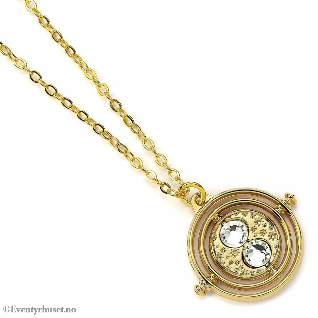 Harry Potter Pendant & Necklace Fixed Time Turner (gold plated) Fashion & Accessories
