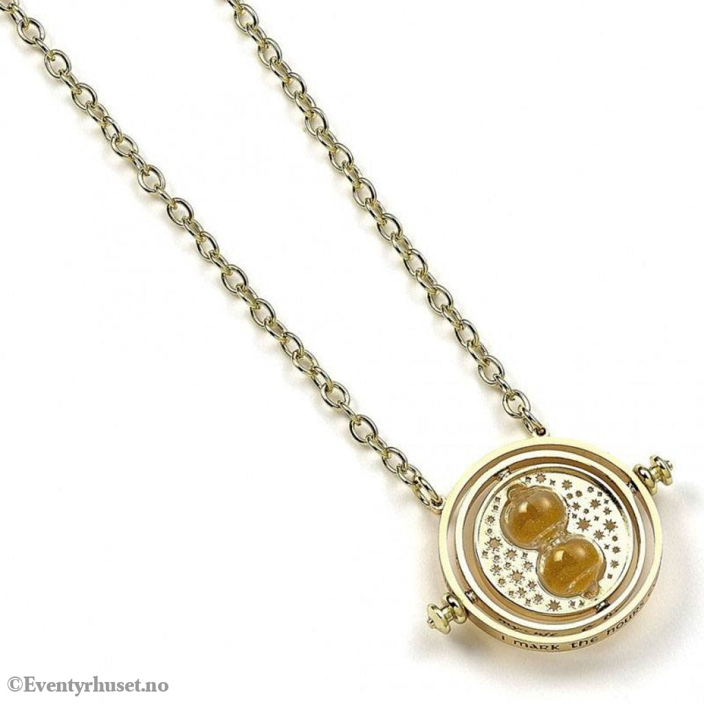 Harry Potter Pendant & Necklace Spinning Time Turner (gold plated) Fashion & Accessories