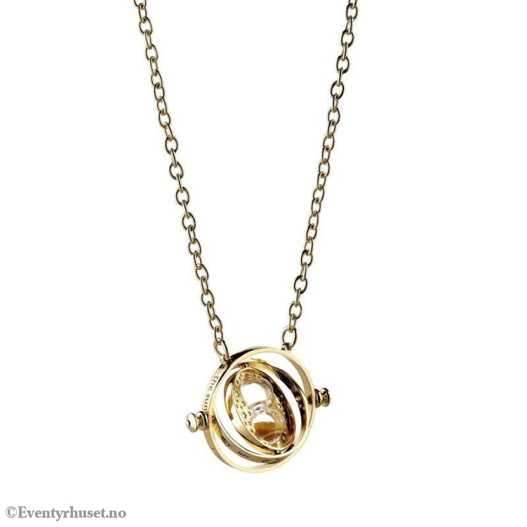 Harry Potter Pendant & Necklace Spinning Time Turner (gold plated) Fashion & Accessories