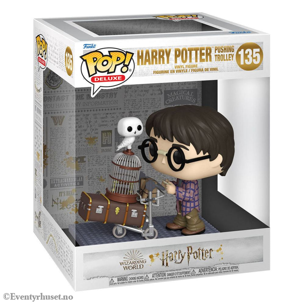 Harry Potter POP! Deluxe Vinyl Figure Harry Pushing Trolley 9 cm Collectibles