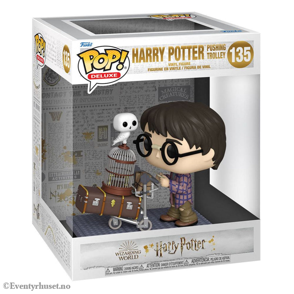 Harry Potter POP! Deluxe Vinyl Figure Harry Pushing Trolley 9 cm Collectibles