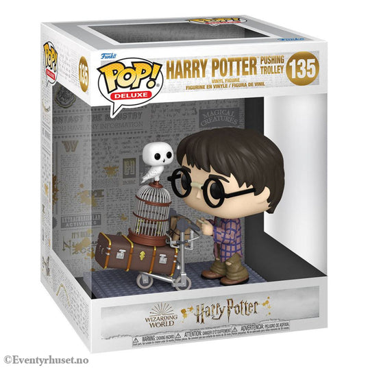 Harry Potter POP! Deluxe Vinyl Figure Harry Pushing Trolley 9 cm Collectibles