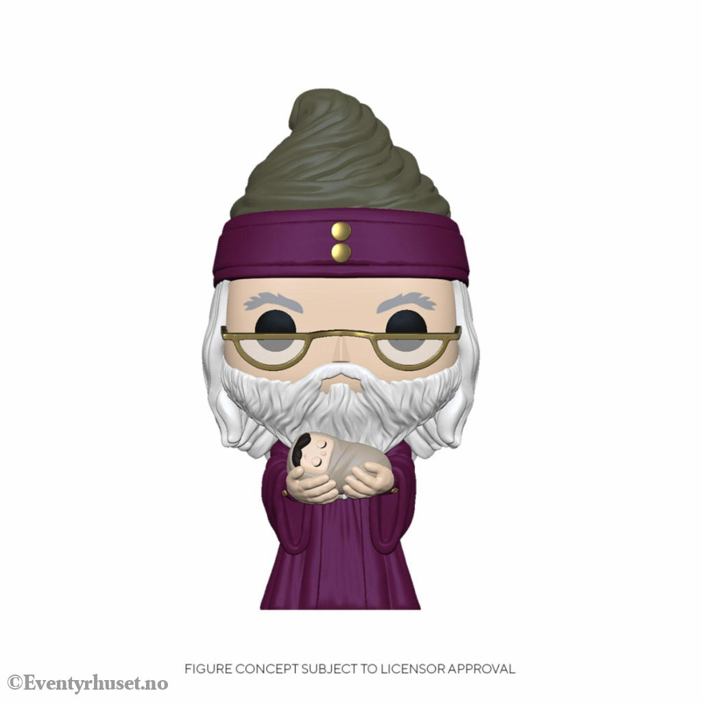 Harry Potter POP! Movies Vinyl Figure Dumbledore w/Baby Harry 9 cm Collectibles
