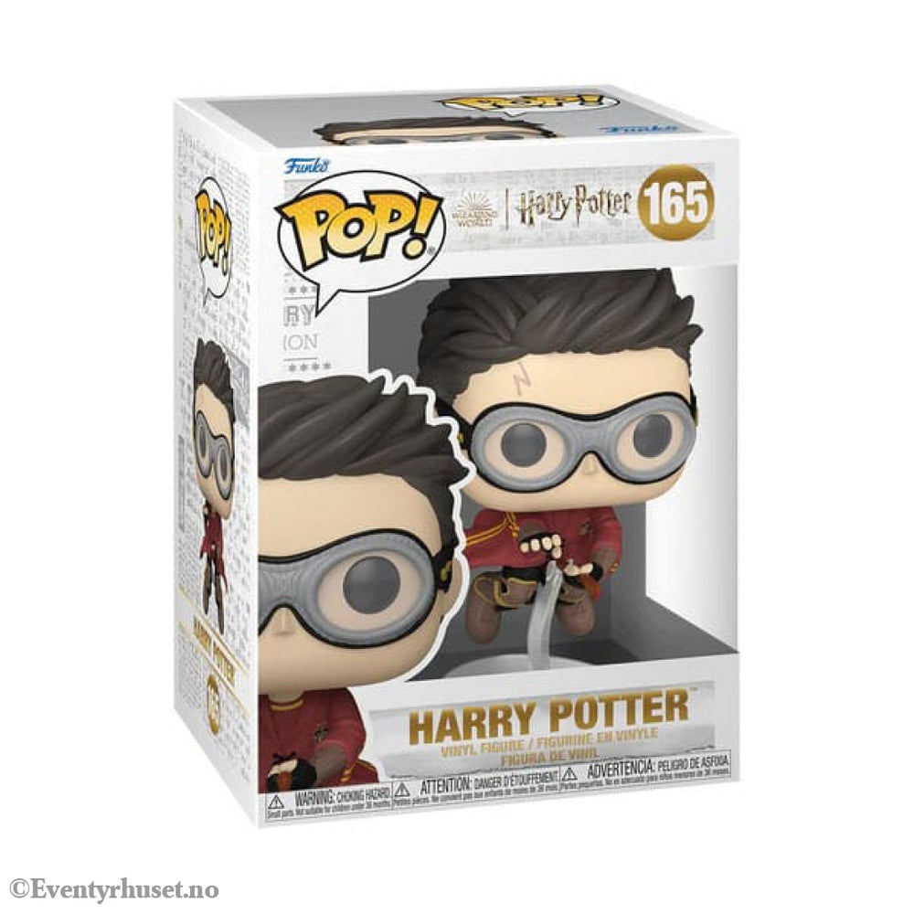 Harry Potter POP! Movies Vinyl Figure Harry w/Broom(Quidditch) 9 cm Collectibles