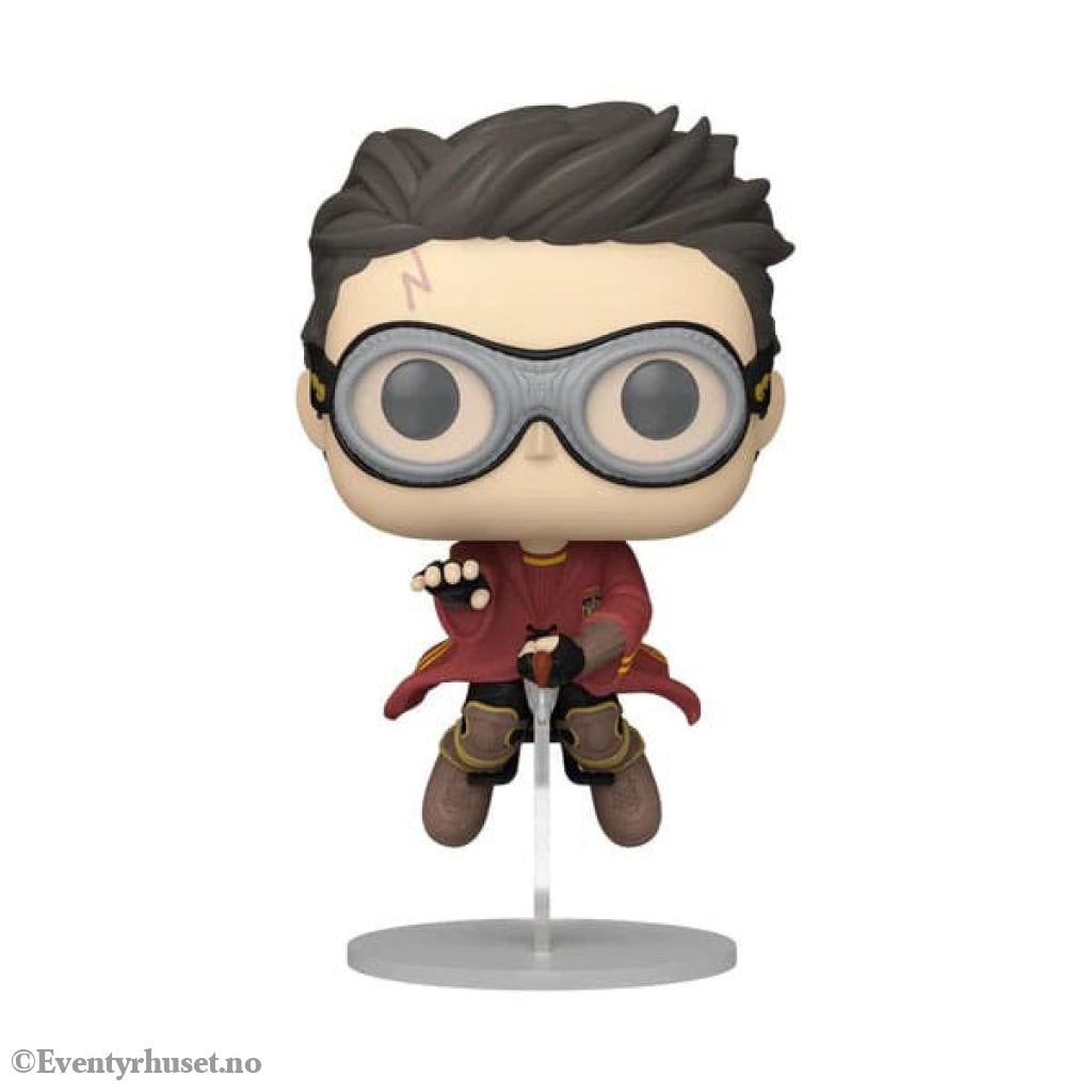 Harry Potter POP! Movies Vinyl Figure Harry w/Broom(Quidditch) 9 cm Collectibles