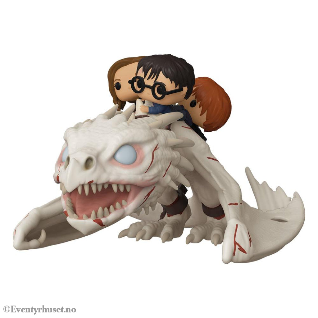Harry Potter POP! Rides Vinyl Figure Dragon w/Harry Ron & Hermione 15 cm Collectibles