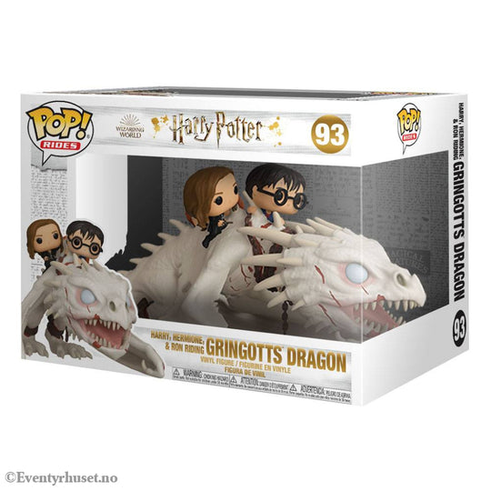 Harry Potter POP! Rides Vinyl Figure Dragon w/Harry Ron & Hermione 15 cm Collectibles