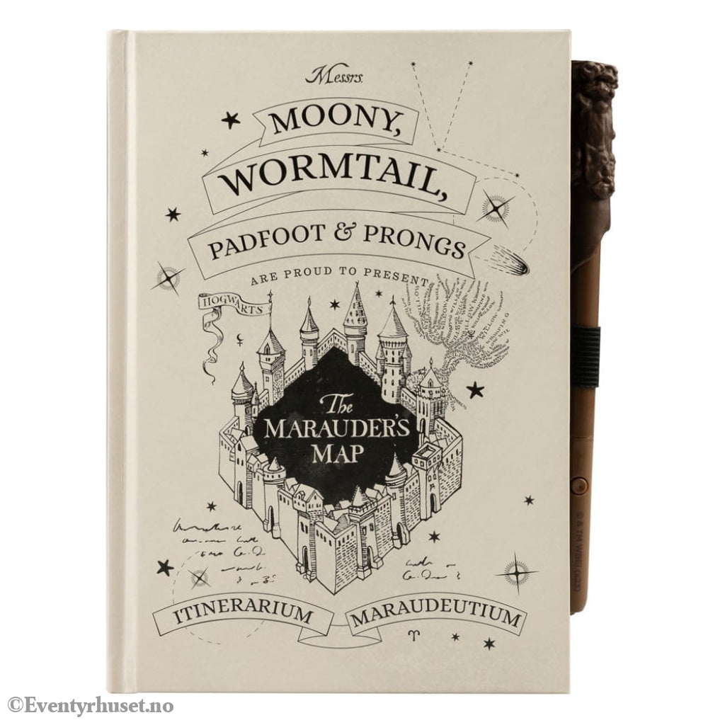 Harry Potter Premium Notebook A5 with Light Marauder’s Map Home & Gifts