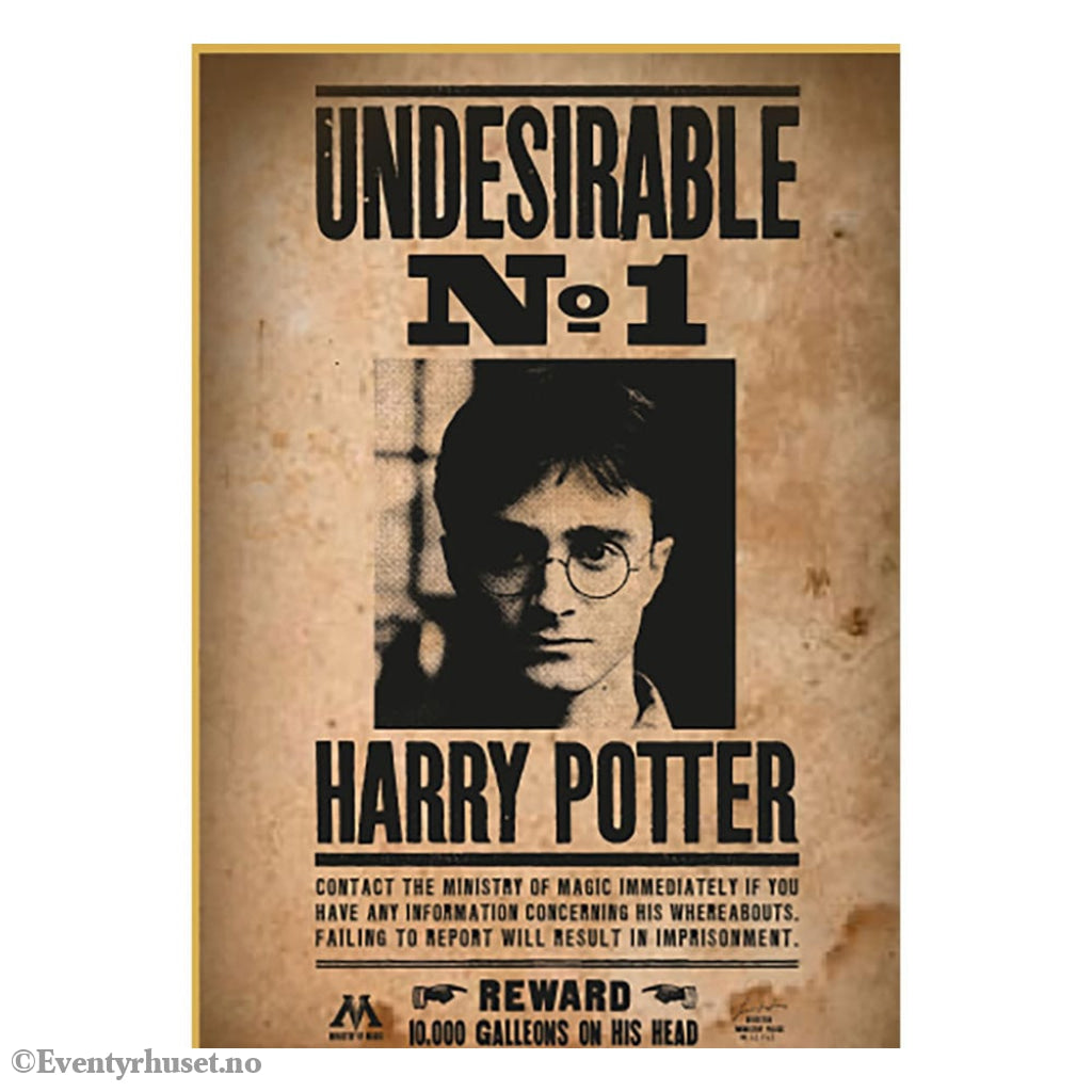 Harry Potter Puzzle Wanted No1 Harry Potter (50 pieces) Games