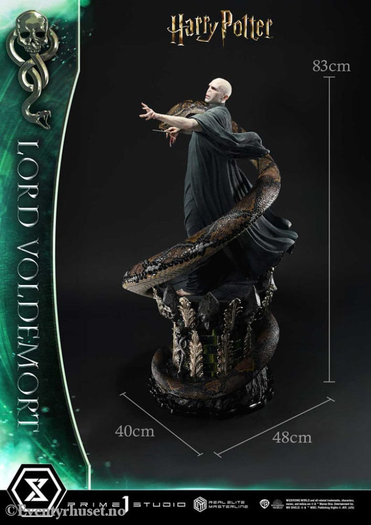 Harry Potter Real Elite Masterline Series Statue 1/4 Lord Voldemort Bonus Version 83 cm Collectibles